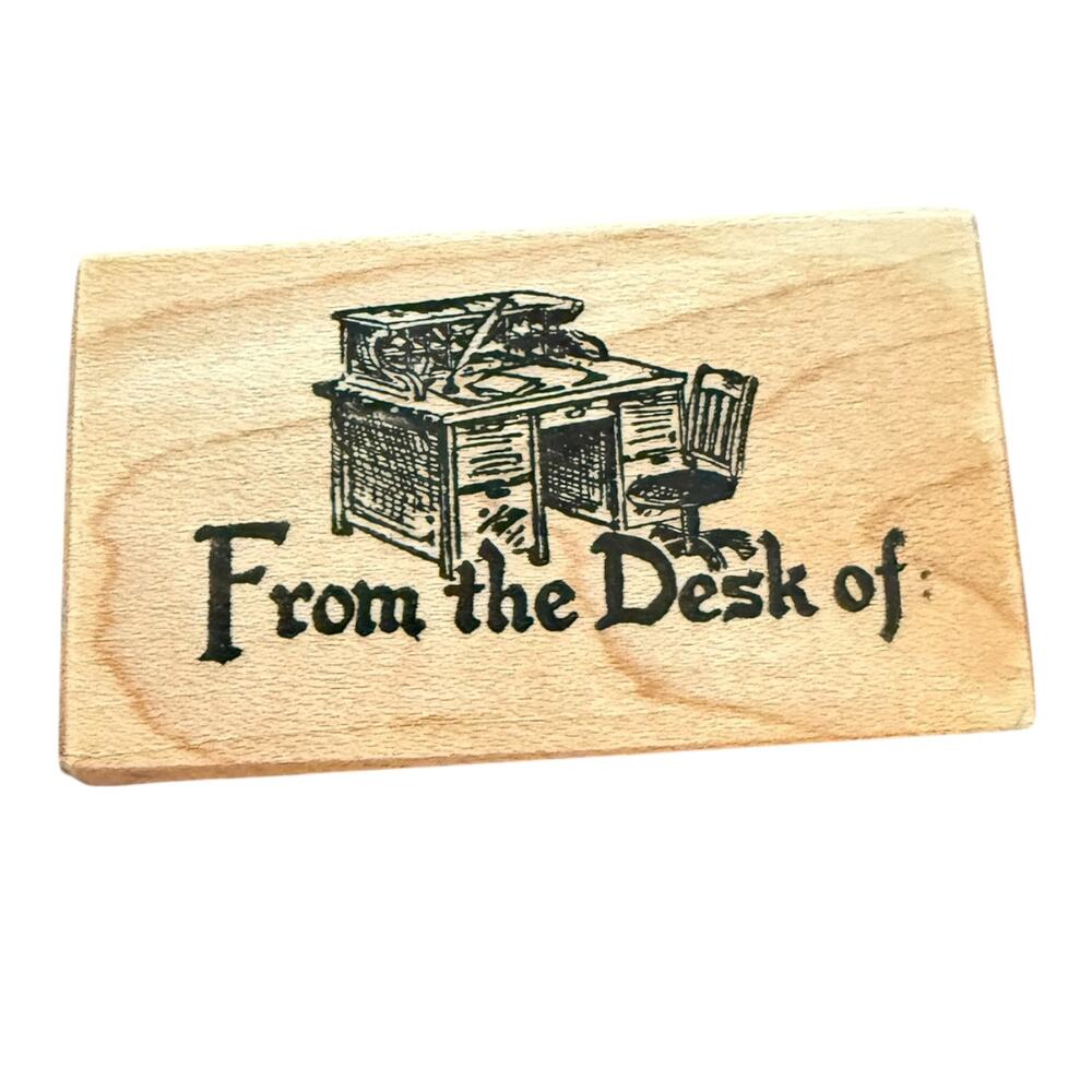 PSX Vintage 1983 From The Desk Of Rubber Stamp